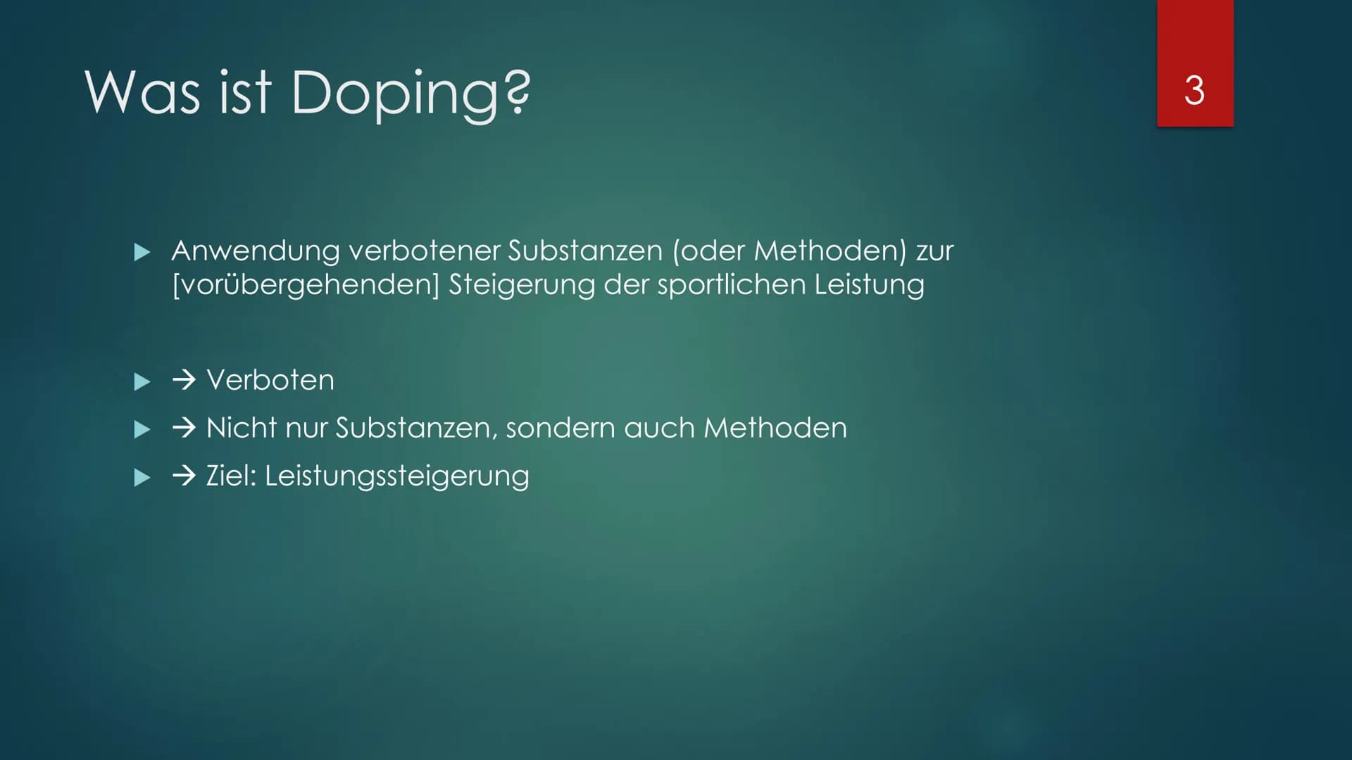 Doping
SCHUNK, NELE, QIC Inhaltsverzeichnis
► Was ist Doping?
► Hintergrund
NEM
Verantwortlichkeit des Athleten
Dopingkontrollen
Wer kann ko