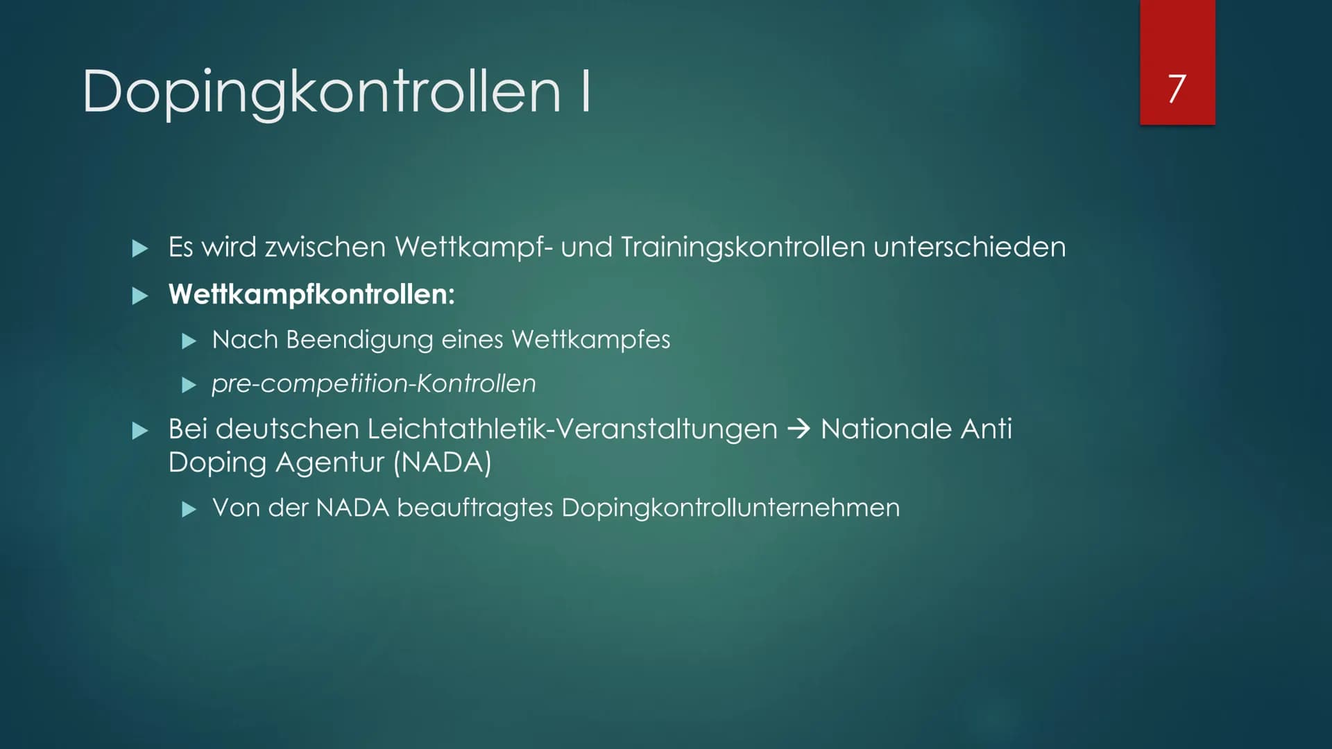 Doping
SCHUNK, NELE, QIC Inhaltsverzeichnis
► Was ist Doping?
► Hintergrund
NEM
Verantwortlichkeit des Athleten
Dopingkontrollen
Wer kann ko