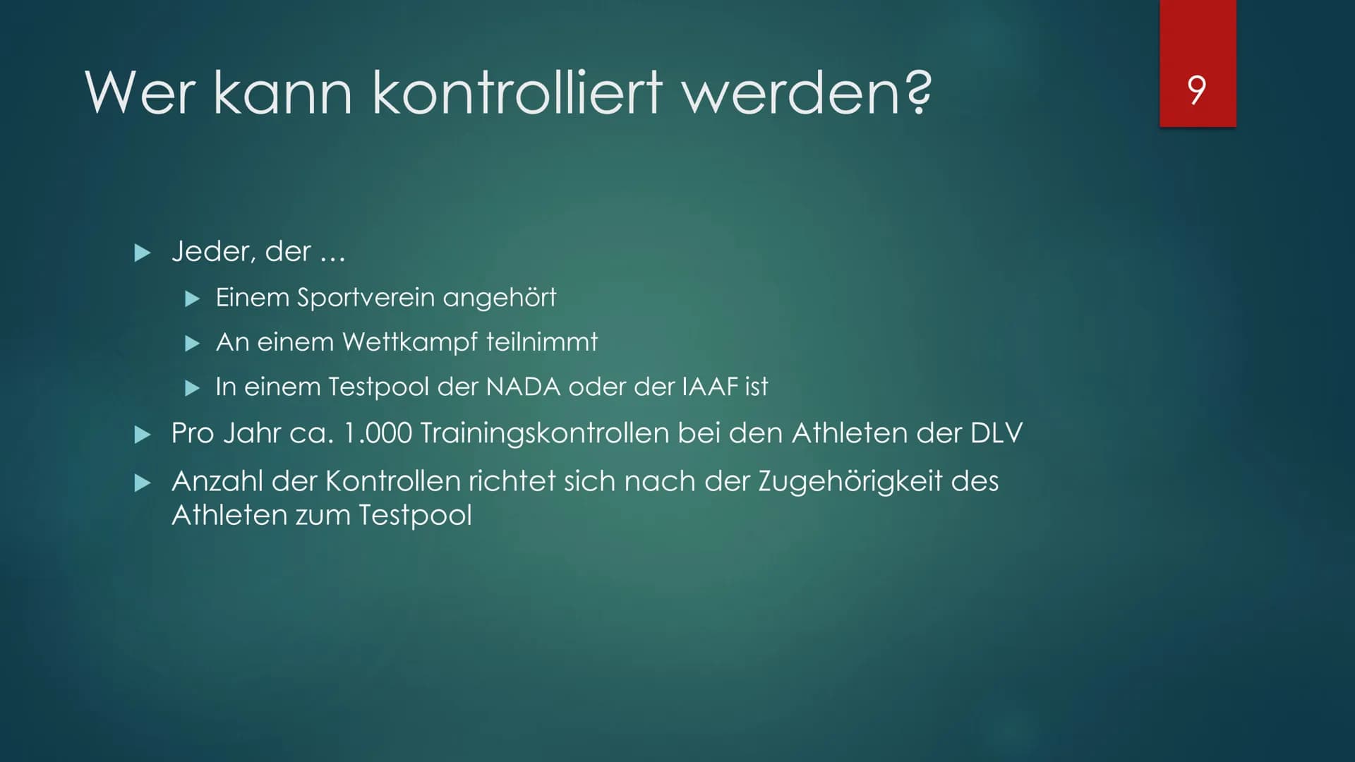 Doping
SCHUNK, NELE, QIC Inhaltsverzeichnis
► Was ist Doping?
► Hintergrund
NEM
Verantwortlichkeit des Athleten
Dopingkontrollen
Wer kann ko