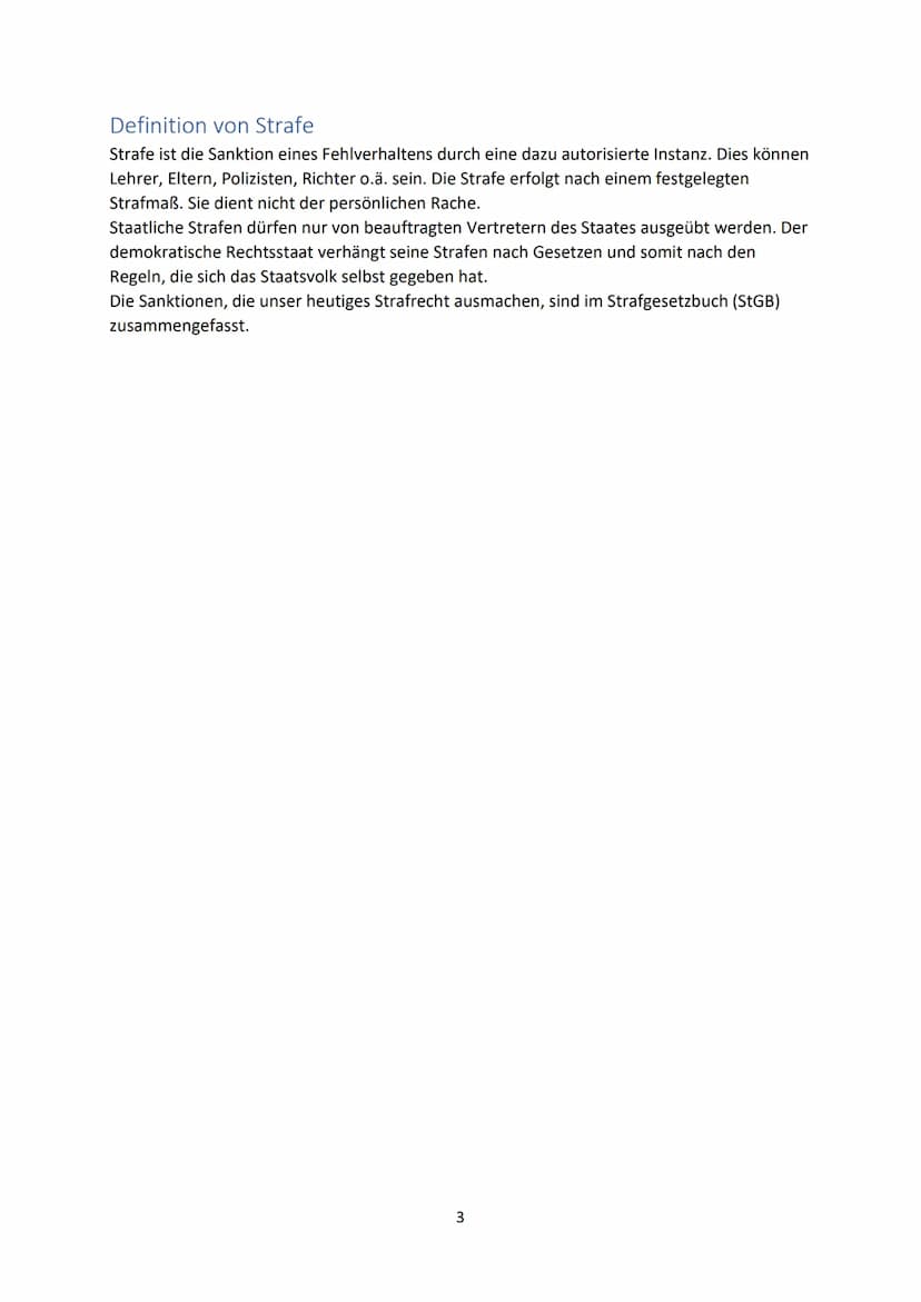 ,,Strafe"
in der
Philosophie
Aljosha Kamp / 11. Schuljahr Inhalt
Definition von Strafe.
Geschichtlicher Hintergrund
Straftheorien
Entstanden