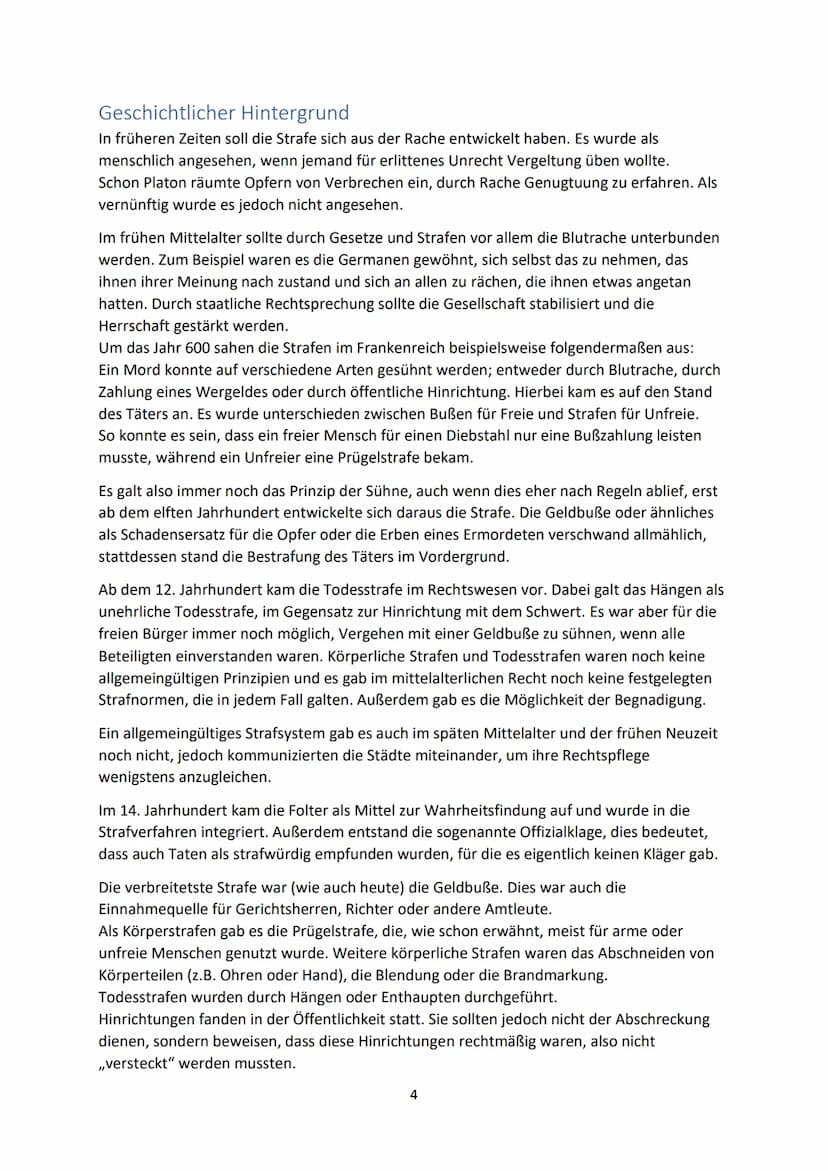 ,,Strafe"
in der
Philosophie
Aljosha Kamp / 11. Schuljahr Inhalt
Definition von Strafe.
Geschichtlicher Hintergrund
Straftheorien
Entstanden