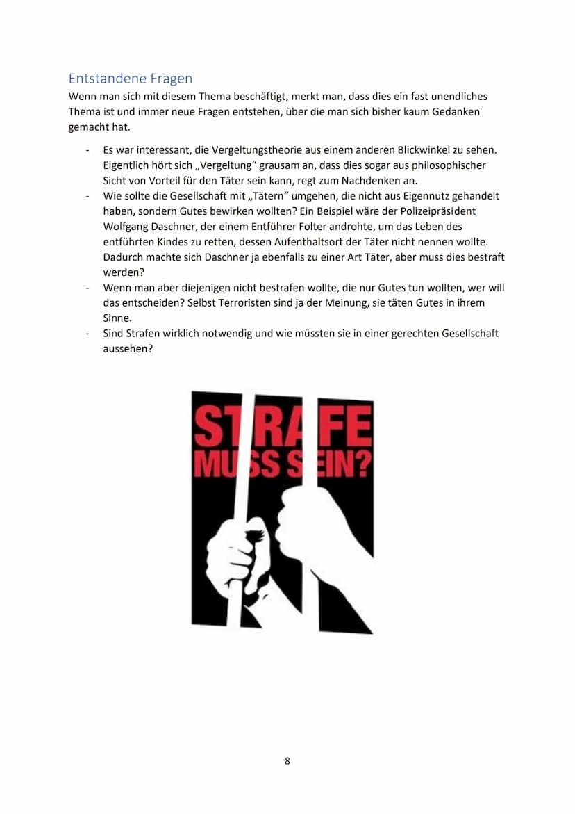 ,,Strafe"
in der
Philosophie
Aljosha Kamp / 11. Schuljahr Inhalt
Definition von Strafe.
Geschichtlicher Hintergrund
Straftheorien
Entstanden