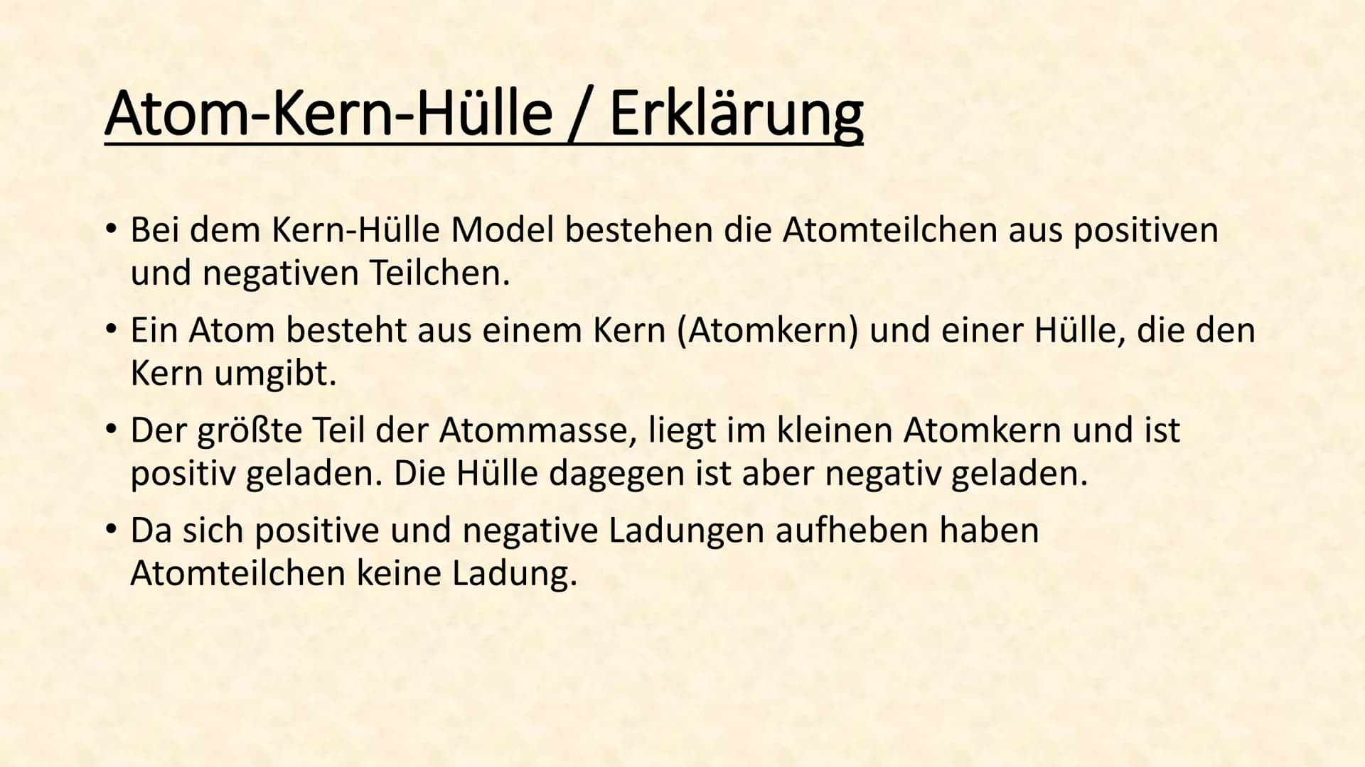 Radioaktivität Gliederung
Radioaktivität / Erklärung
• Atom-Kern-Hülle / Erfinder
Atom-Kern-Hülle / Atommodell
• Atom-Kern-Hülle / Erklärung