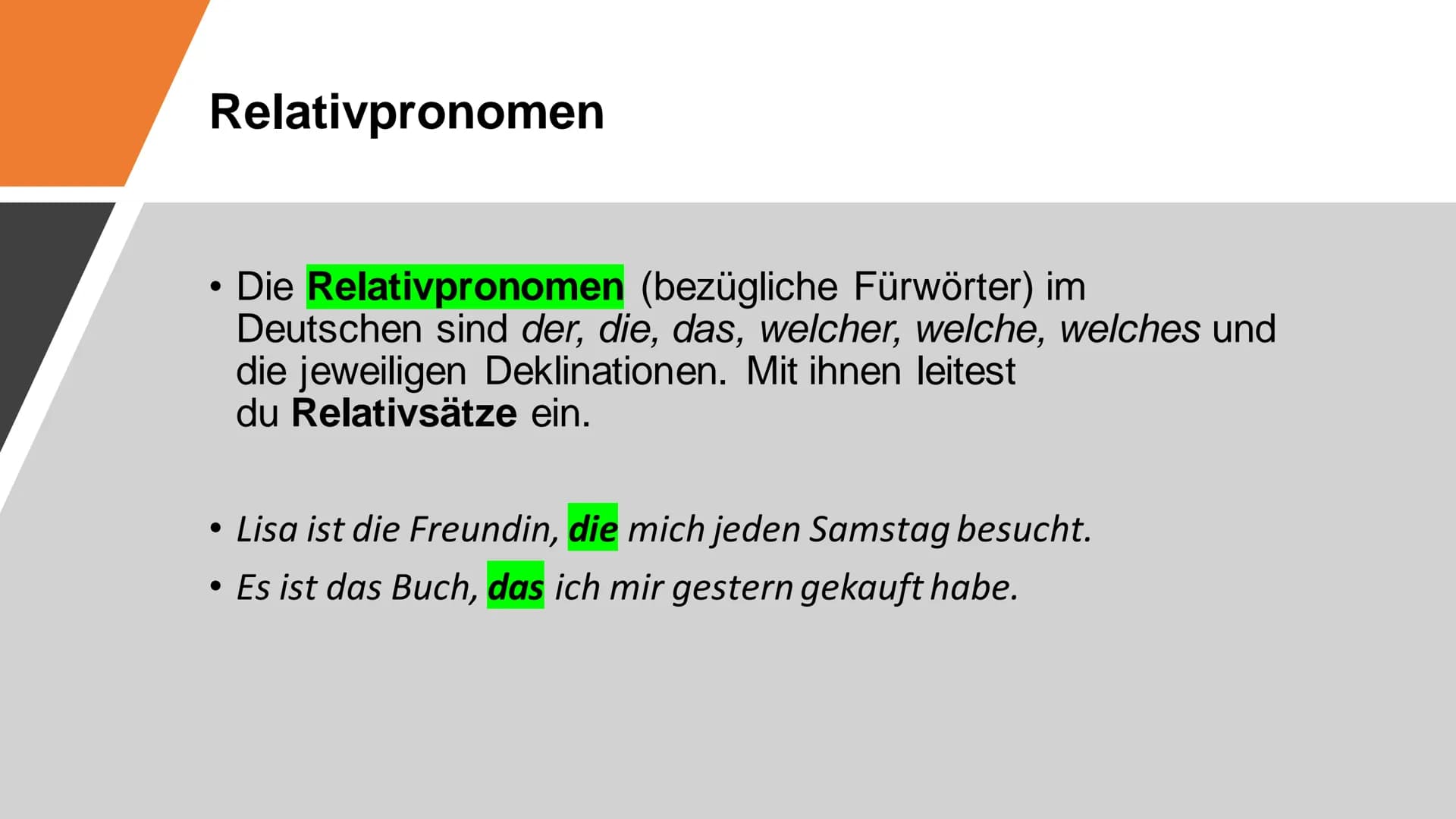 FLBK-Hamm
HH1H
Deutsch: Herr. Stöppel
Miguel, Daniel, Benedikt, Sinan, Eymen
Pronomen
Pronomen (Fürwörter) verwendest du, um ein Nomen (Name