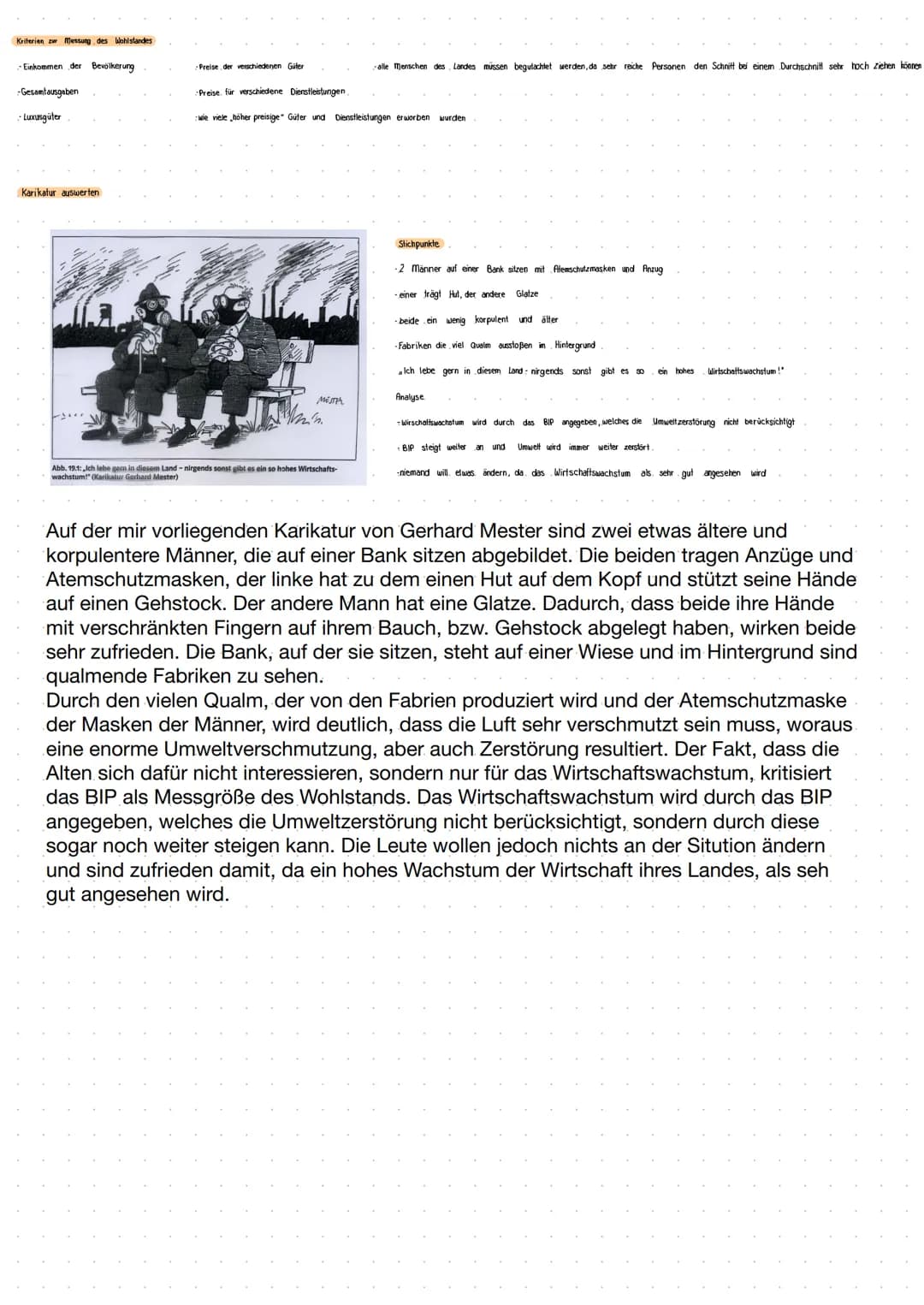 Das Bruttoinlandsprodukt
1. Wie das Wirtschaftswachstum gemessen wird:
Das Wirtschaftswachstum wird am Bruttoinlandsprodukt gemessen (BIP). 