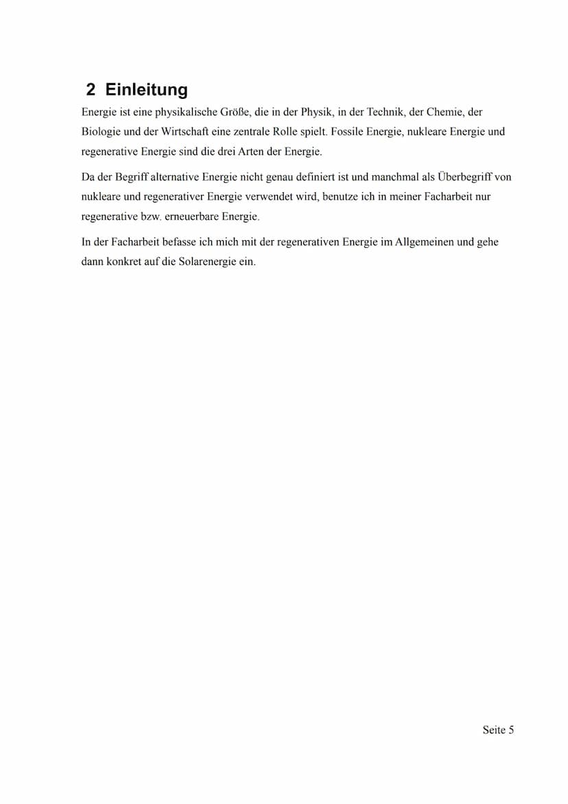 Facharbeit
über Regenerative Energie
von David Tiede
in Physik
Pobershau, den 12. Oktober 2011 Thema:
Verfasser:
Schule:
Schuljahr:
Klasse:
