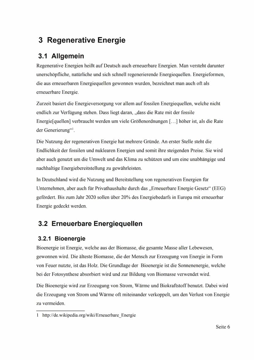 Facharbeit
über Regenerative Energie
von David Tiede
in Physik
Pobershau, den 12. Oktober 2011 Thema:
Verfasser:
Schule:
Schuljahr:
Klasse:
