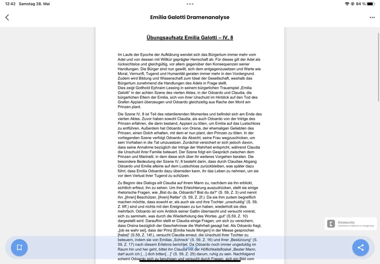 Deutsch
1. Einleitung Einordnung
2. Hauptteil (2.1 Inhalt. 2.2 sprachliche Form)
3. Schluss
4. Structur
5. Personen (Beziehung zu einander)
