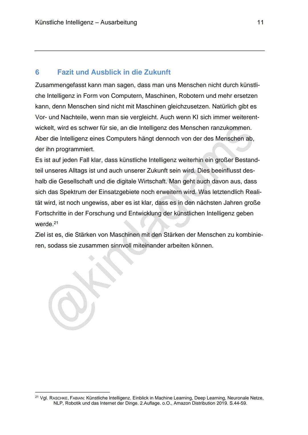 1. Definition
Teilgebiet der Informatik, dass sich mit der technischen Nachbildung menschlicher Intelligenz
befasst.
■
■
■
■
■
■
2. Vergleic