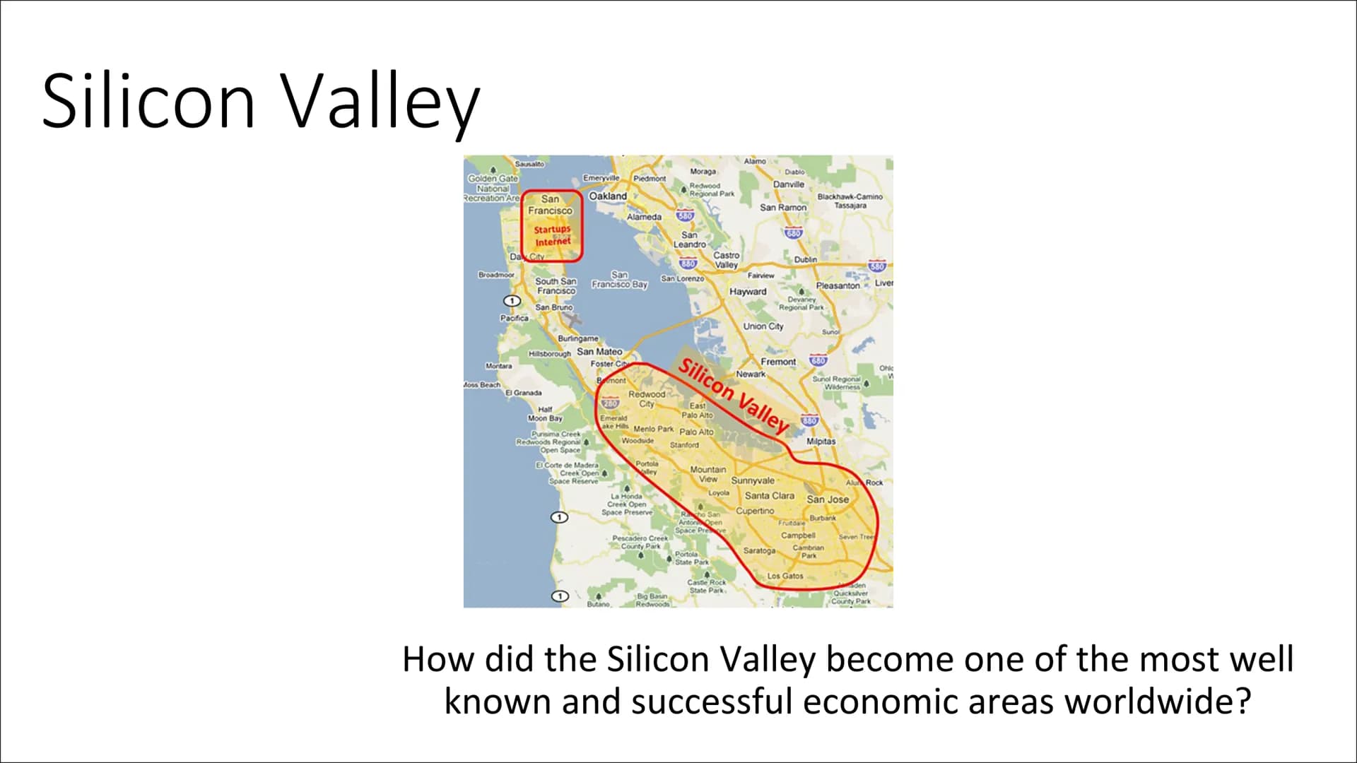 
<h2 id="introduction">Introduction</h2>
<p>Silicon Valley is a region in the southern part of the San Francisco Bay Area in Northern Califo