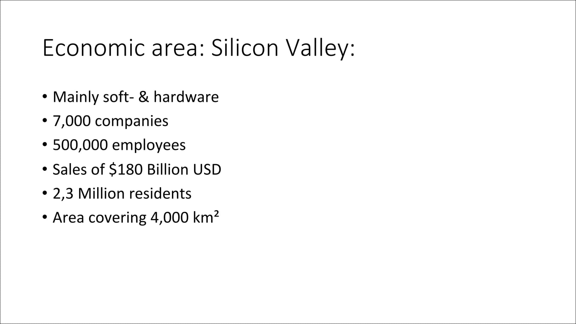 
<h2 id="introduction">Introduction</h2>
<p>Silicon Valley is a region in the southern part of the San Francisco Bay Area in Northern Califo