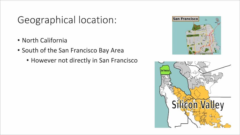
<h2 id="introduction">Introduction</h2>
<p>Silicon Valley is a region in the southern part of the San Francisco Bay Area in Northern Califo
