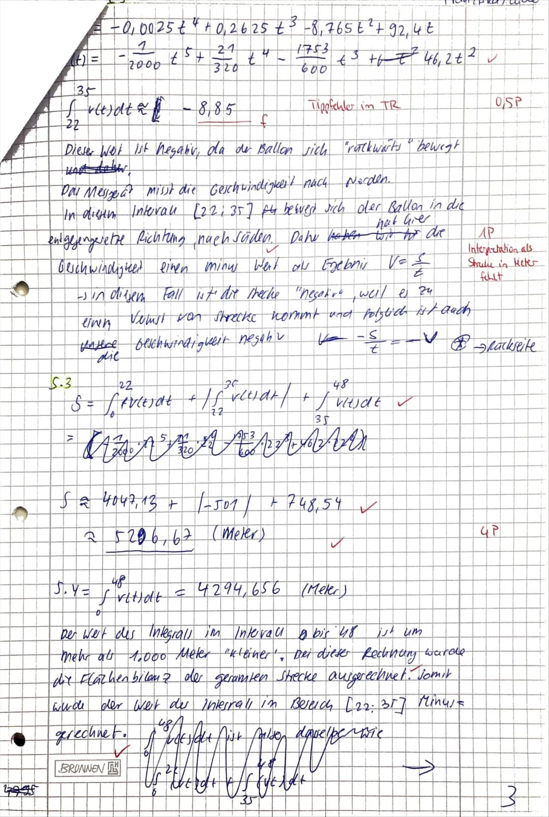 --- OCR Start ---
Analysis Klausur Nr. 1
Name:
Mathematik GK
Datum:
16.11.24
Erreichte Rohpunkte:
47 / 50
Notenpunkte: 14P
G
15
14
13
12
11
