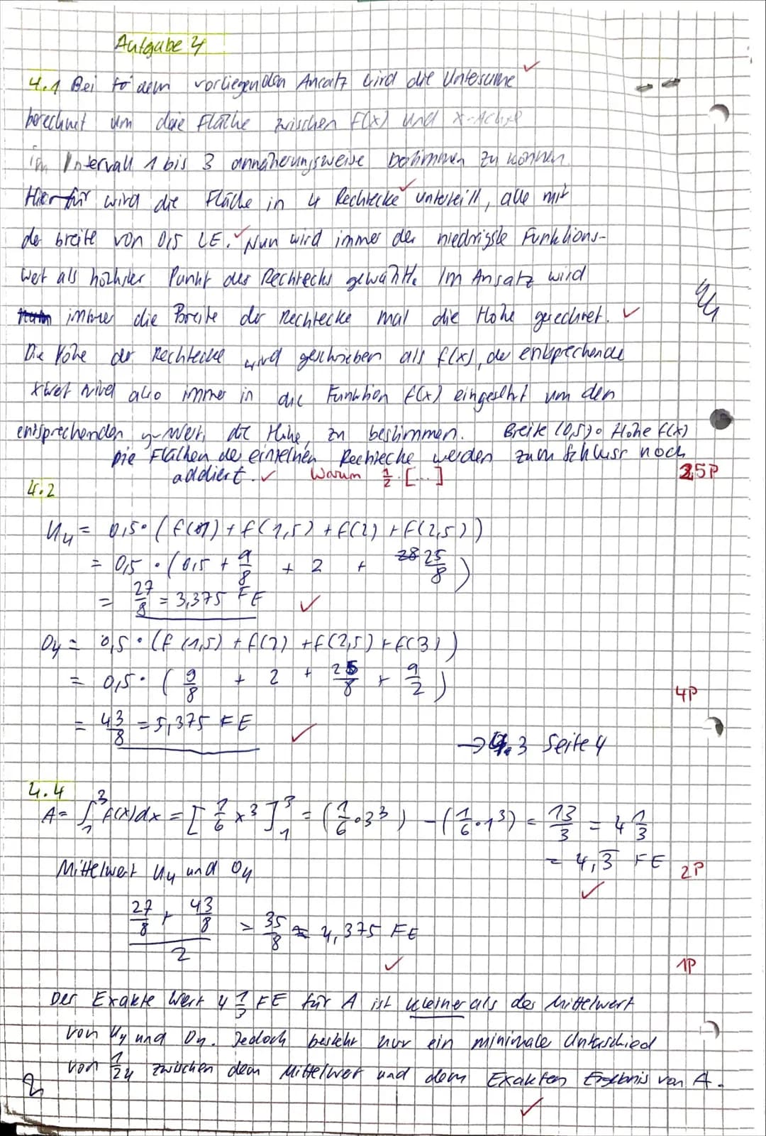 --- OCR Start ---
Analysis Klausur Nr. 1
Name:
Mathematik GK
Datum:
16.11.24
Erreichte Rohpunkte:
47 / 50
Notenpunkte: 14P
G
15
14
13
12
11
