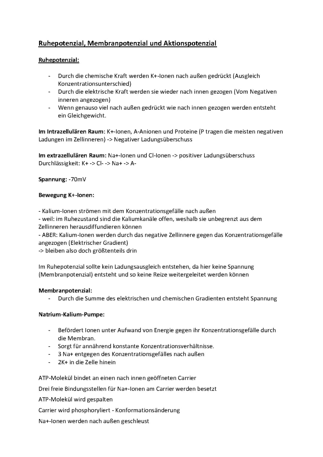 Neurobiologie 