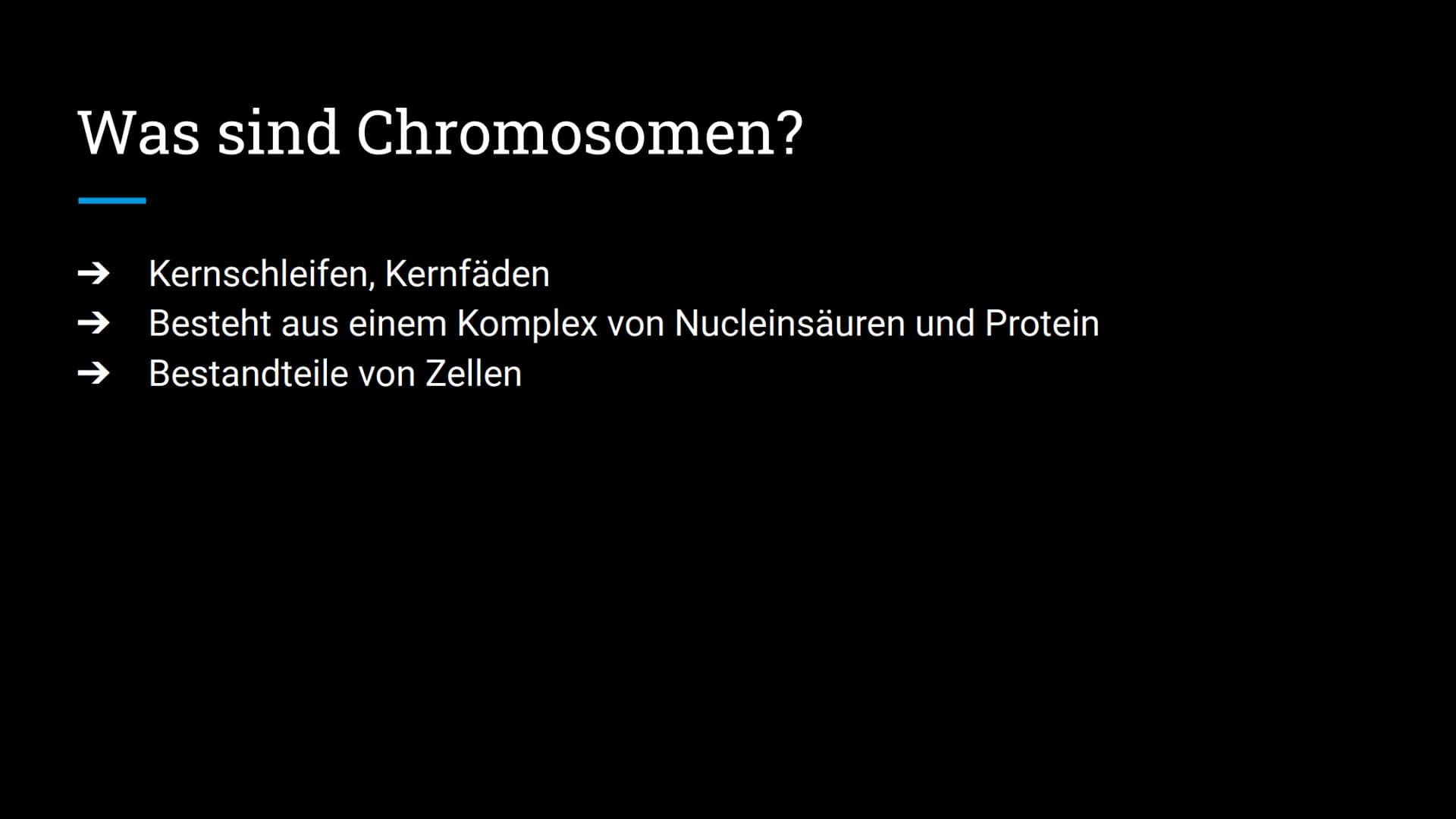 Chromosome
Laura Take und Melike Turan Gliederung
Was sind Chromosomen?
Anzahl der Chromosomen bei bestimmten Lebewesen
Aufbau
Chemische Zus