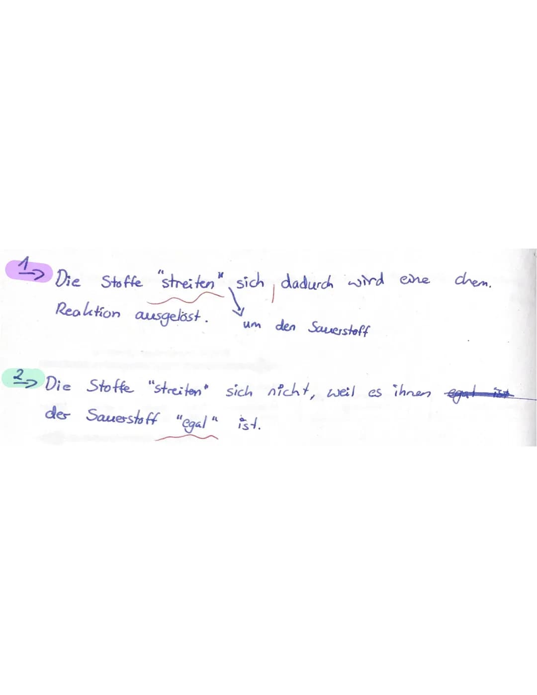 9 c Chemie
Name: Elisa
123456/0
113 113 1
Aufgabe 1: Metalloxide und Nichtmetalloxide (14 BE) 11
Eisenoxid
regelmäßige Gitterstruktur
Verhäl