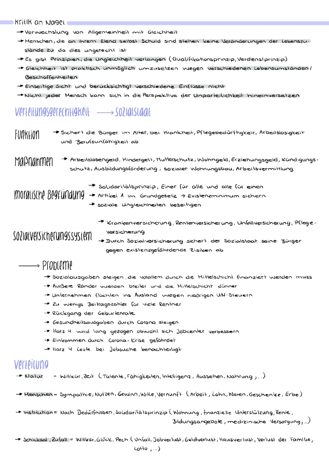 Verteilungsgerechtigkeit 