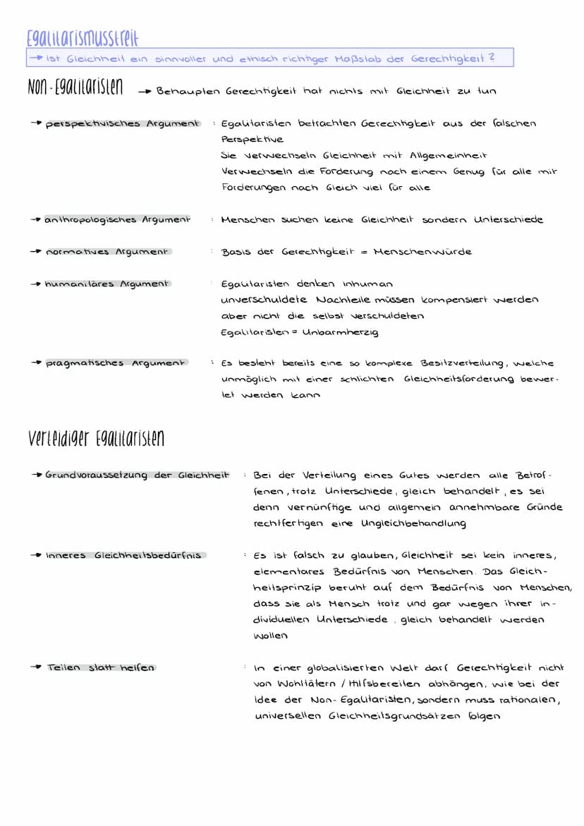 kritik an Nagel
→ Verwechslung von Allgemeinheit mit Gleichheit
→→Menschen, die an ihrem Elend selbst Schuld sind stehen keine Veränderungen
