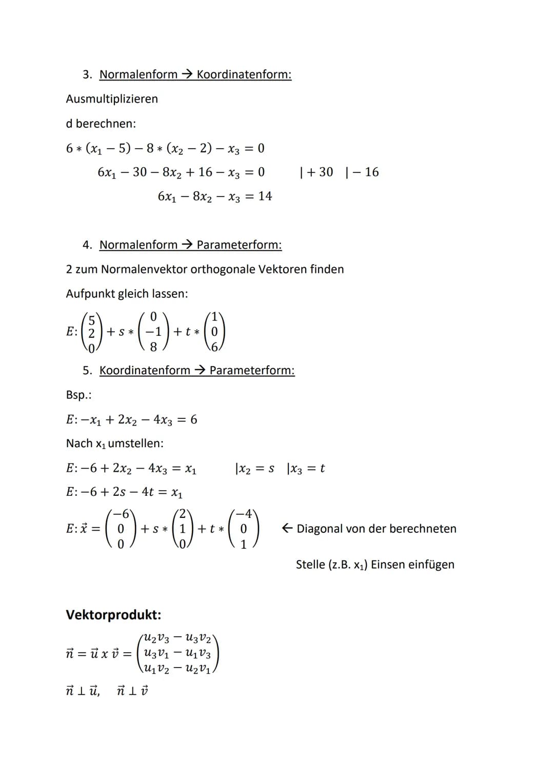 3-dimensionale Körper zeichnen:
• 45° nach hinten
1cm entspricht einer Kästchendiagonalen
• Pyramide: Spitze liegt über dem Schnittpunkt der