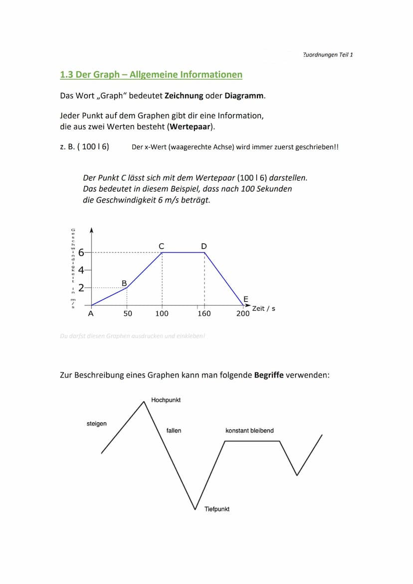 2. Proportionale Zuordnungen
2.1 Was bedeutet "proportionale Zuordnung"?
Bei manchen Zuordnungen ändern sich x und y "gleichmäßig".
• Verdop