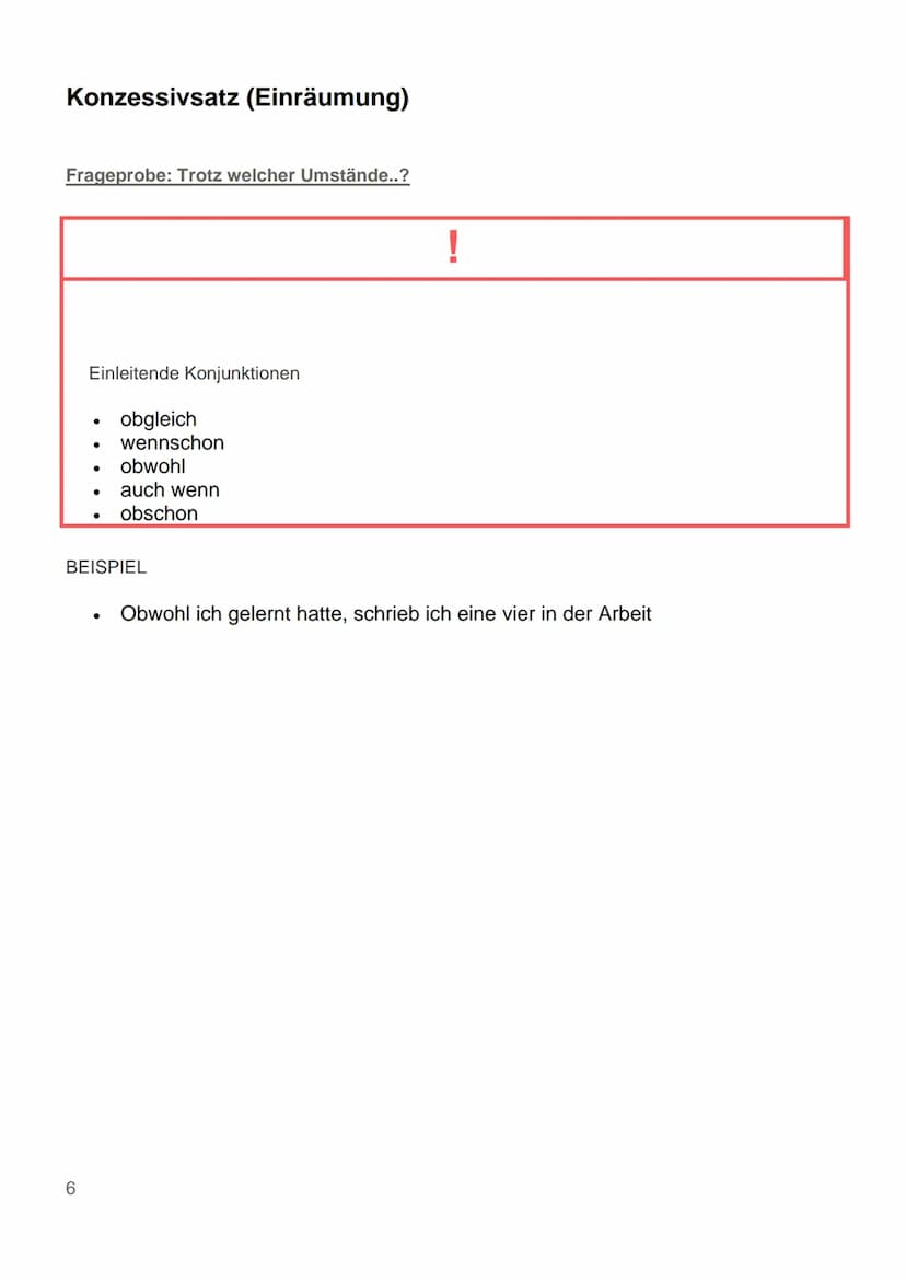 Adverbialsätze (Konjunktionalsatz)
Eine Nebensatzart ist der Konjunktionalsatz.
Sie sind Gliedsätze, weil sie in der Stelle einer adverbiale