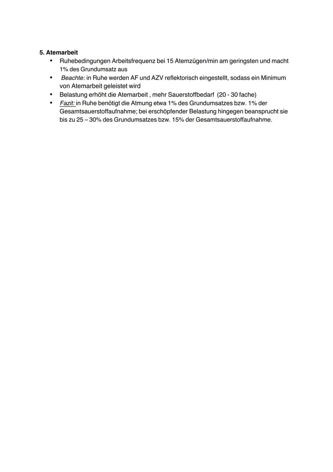 Atmungssystem und Sport
1.Allgemeine Grundlagen
man benötigt ständig Energie aus energiereichen Nährstoffen, diese wird/sollte
durch die Nah