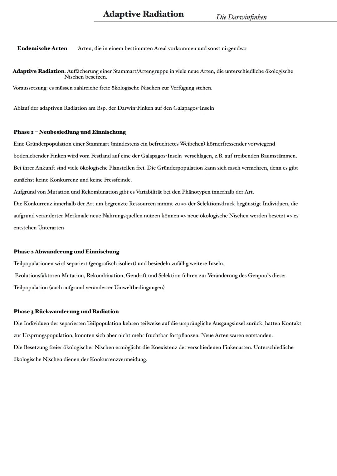 Selektion:
Selektionsfaktor:
Selektionsdruck:
Mutationen:
Reproduktive Fitness: die Fähigkeit eines Organismus im Vergleich zu anderen, sein