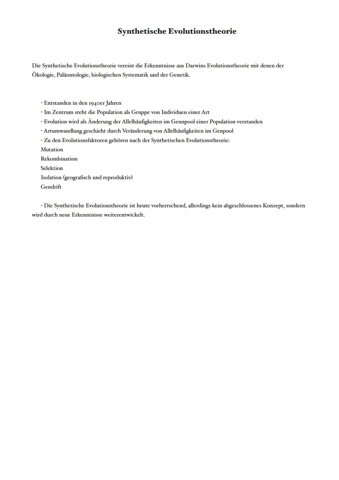 Selektion:
Selektionsfaktor:
Selektionsdruck:
Mutationen:
Reproduktive Fitness: die Fähigkeit eines Organismus im Vergleich zu anderen, sein