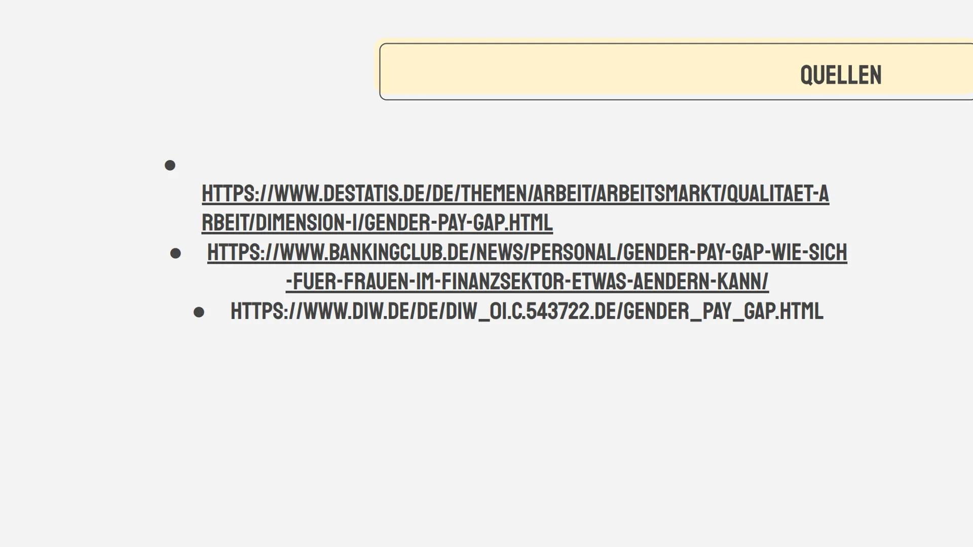 GENDER
PAY GAP
▬▬▬▬▬▬▬
LLL WAS IST GENDER PAY GAP ?
GRÜNDE FÜR DEN GENDER PAY GAP.
FOLGEN DES GENDER PAY GAP.
VERDIENSTUNTERSCHIED IN DEUTSC