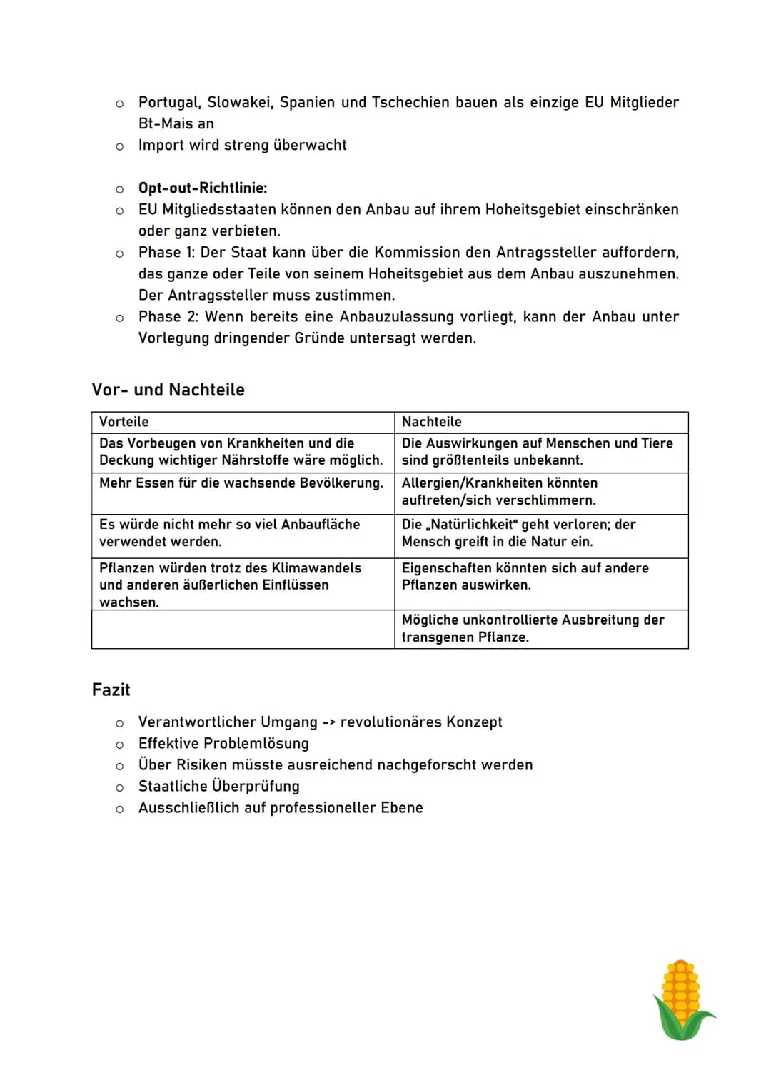 Genetisch veränderte
Lebensmitte! Schuljahr 2018/19
Genetisch veränderte Lebensmittel
Was ist Gentechnik?
Biologie, Klasse 10
O nach einer g