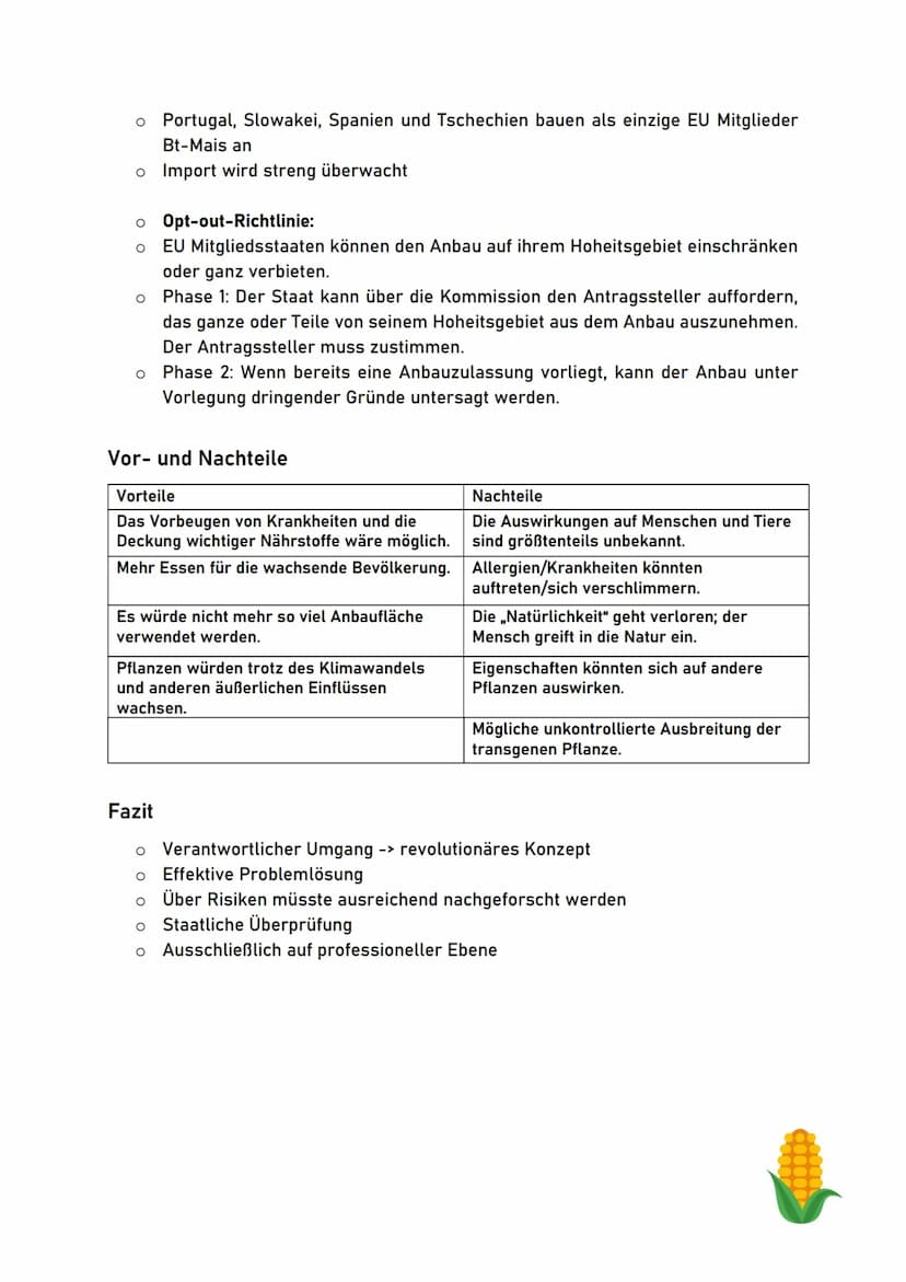 Genetisch veränderte
Lebensmitte! Schuljahr 2018/19
Genetisch veränderte Lebensmittel
Was ist Gentechnik?
Biologie, Klasse 10
O nach einer g