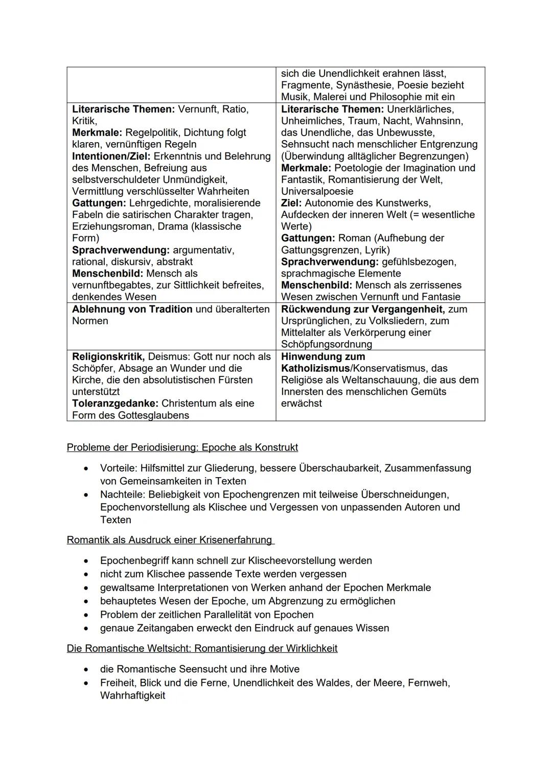 Rahmenthema 1: Literatur und Sprache
Romantik als Gegenbewegung zur Aufklärung
Pflichttexte:
DEUTSCH LERNZETTEL ABITUR
Der goldne Topf
Rüdig