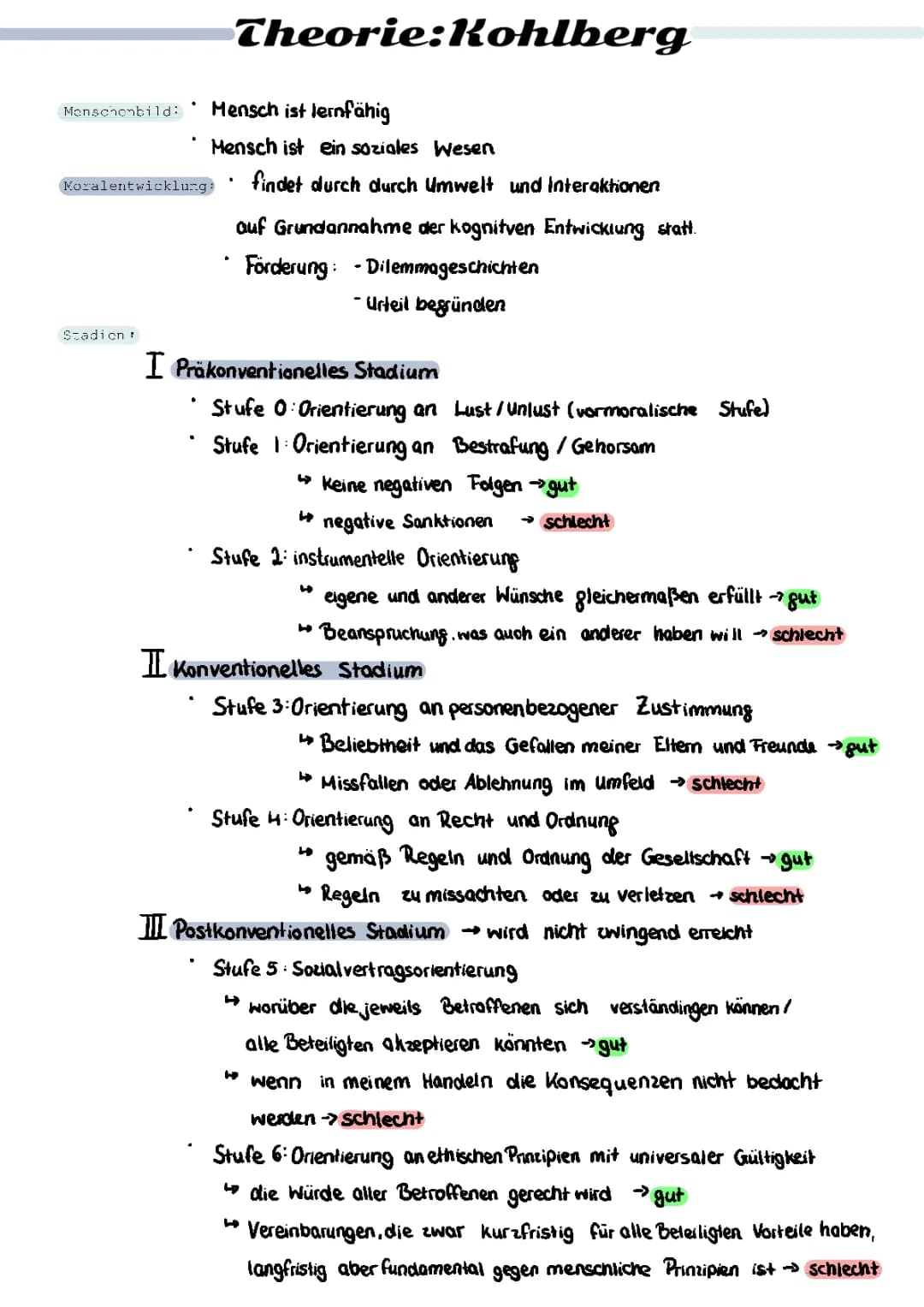 Kohlbergs Stufenmodell: Einfach Erklärt mit Beispielen und PDF