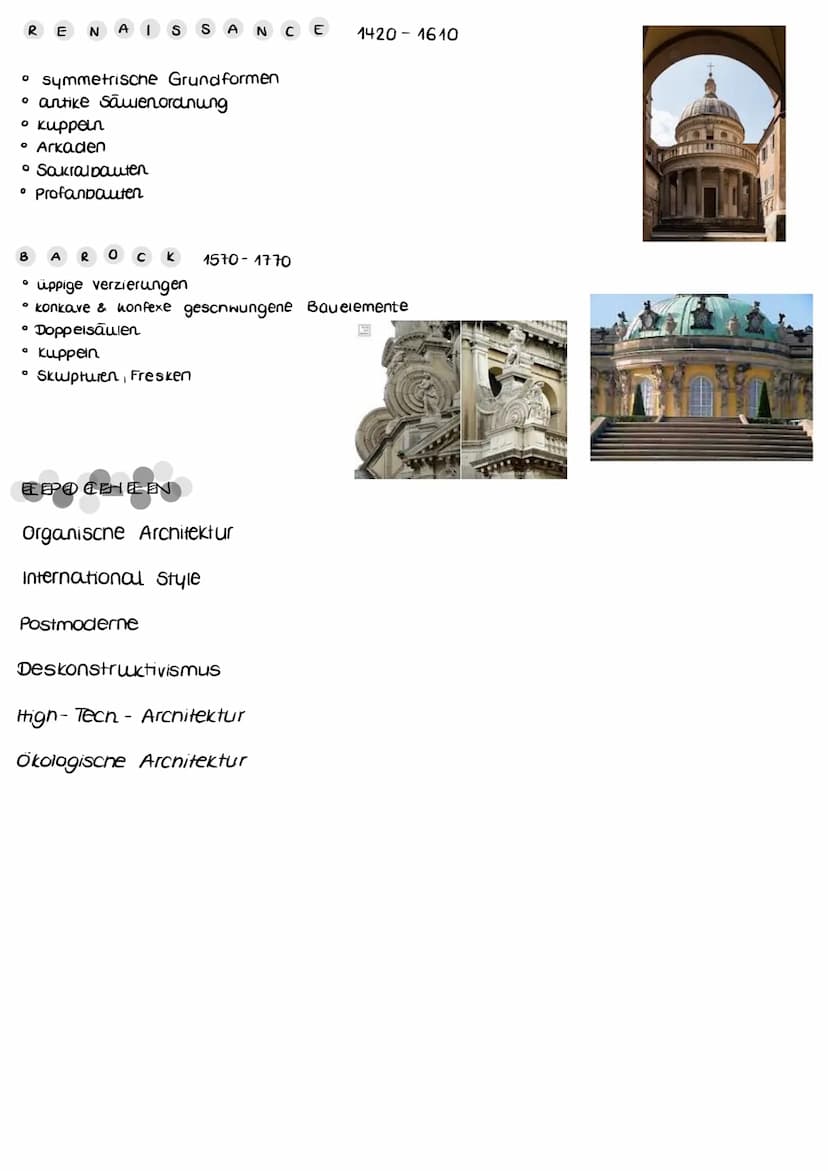 Analysechema Architektur
Ein Bauwerk wird durch viele Faktoren bestimmt (Auftraggeber, Architekt, Funktion des Baues, Form, Stil,
Bedeutung)