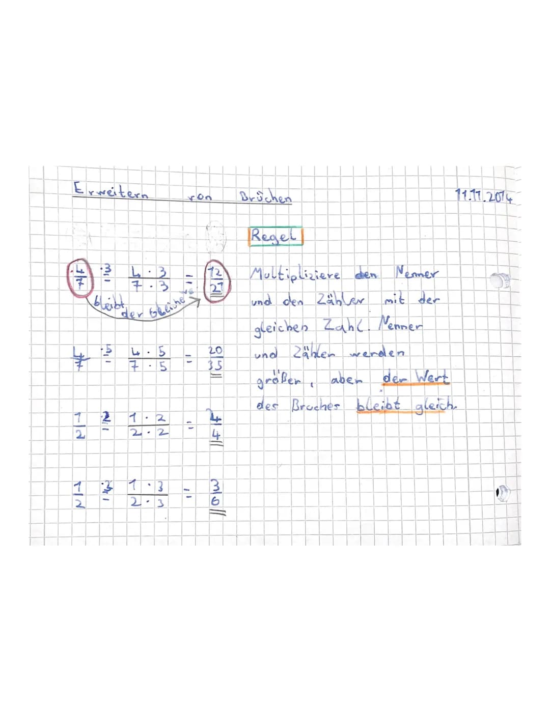 Erweitern
00
L.3
7.3
bleibt,
der
Gleiche
2
MIN
2
17 5
1.2
2.2
3
2.3
2
27
20
35
+1 +11
moll
Brüchen
Regel
Multipliziere den Nenner
und den Zä