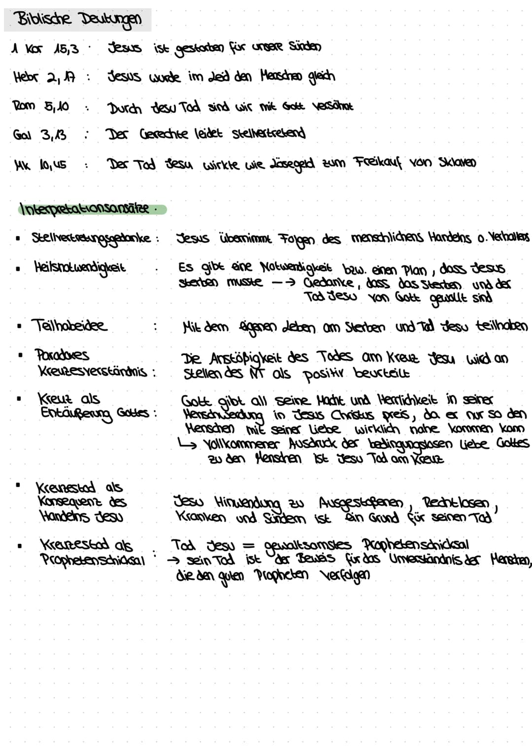 Reli Klausur Nr. A
Wer ist Jesus ?
2 Seiten:
Grundlegende Informationen
Christus
1 Jesus
Jesus Christus: der von Gott Gesalbte, der Messias
