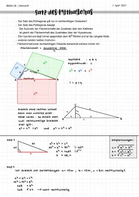 Know Satz des Pythagoras- Übersicht  thumbnail