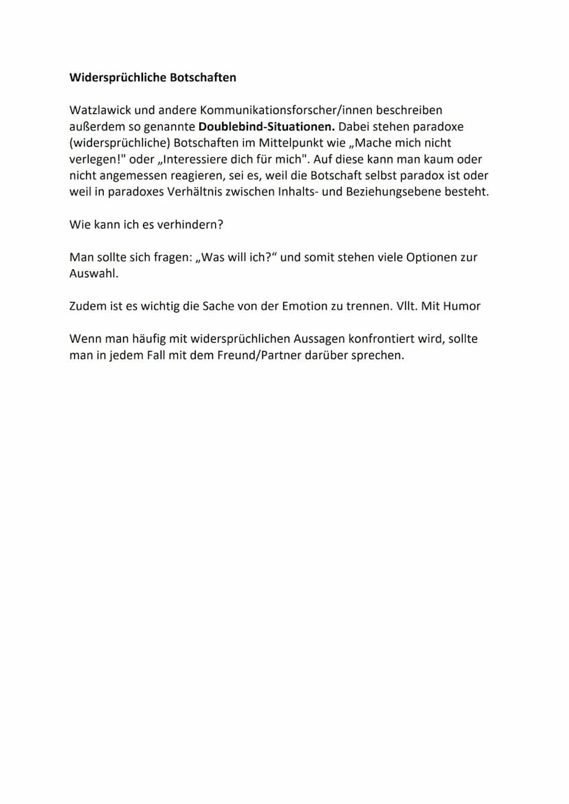 Die Kommunikationsmodelle
1. Schulz von Thun
Sender
mit vier Schnäbeln
●
●
Selbst-
kund-
gabe
Sachinhalt
Äußerung
Appell
Beziehungshinweis
E