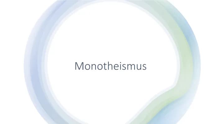 Know Monotheismus thumbnail