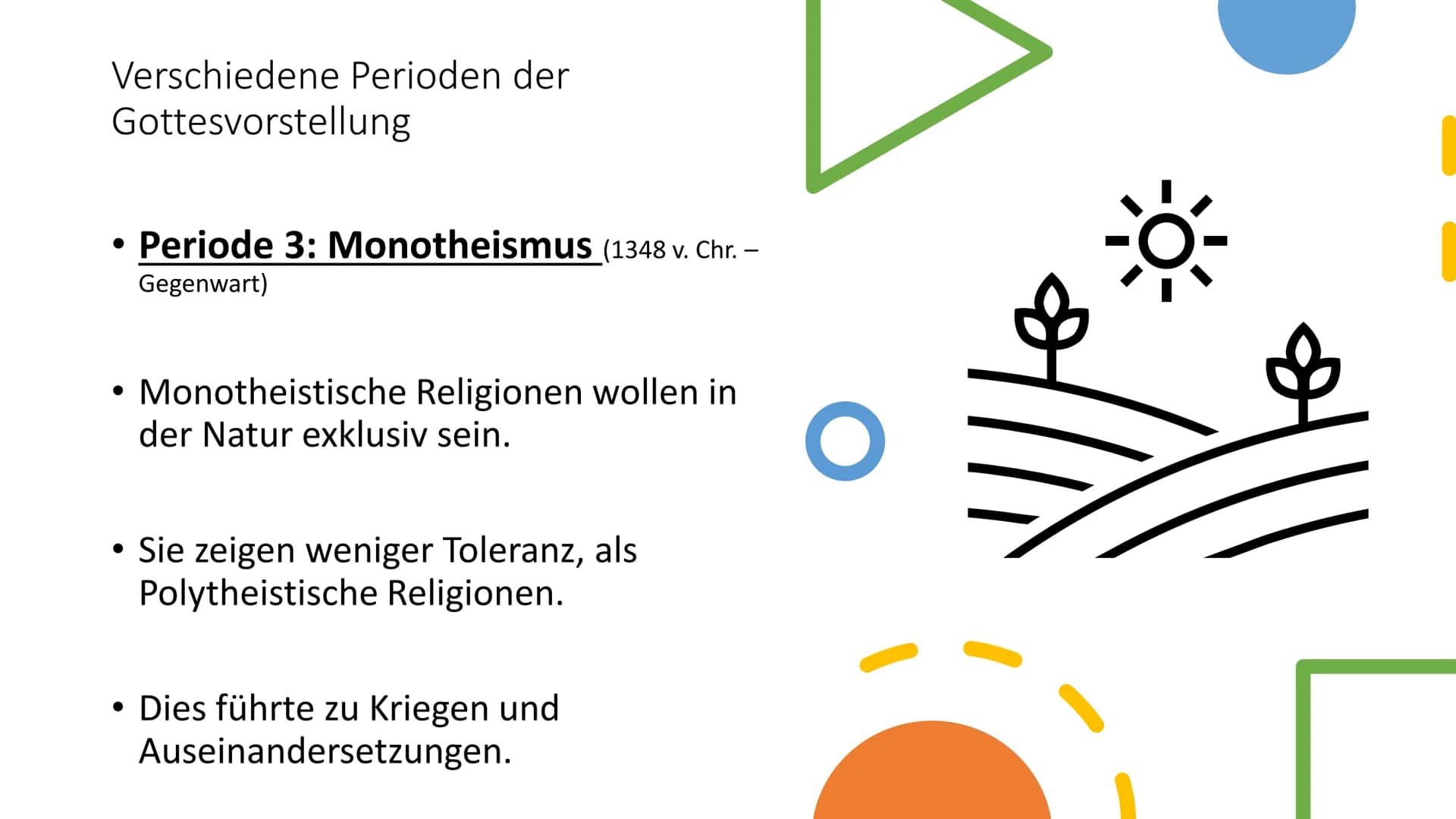 Monotheismus Die Entstehung des Monotheismus als Folge des Babylonischen Exils
Vorexilische Situation:
Forderung, JHWH allein zu verehren (M