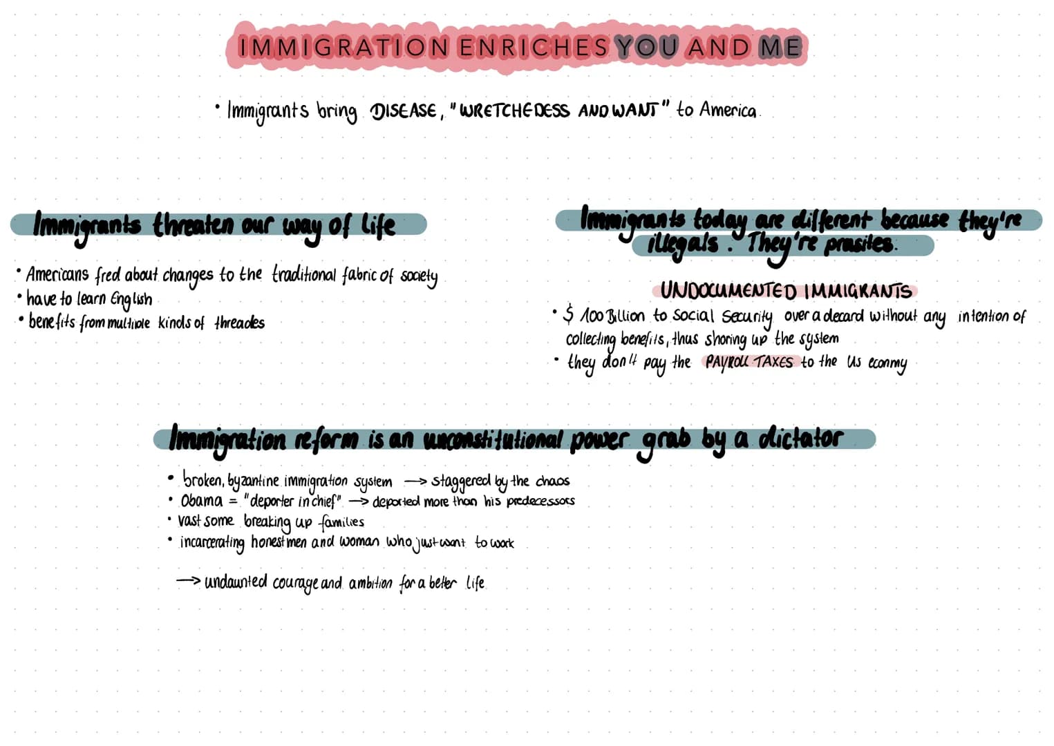 Illegal immigration
• number in the USA constanly rising
• 2010 11 Million people living and working
illegaly in the USA
- risk of being de 