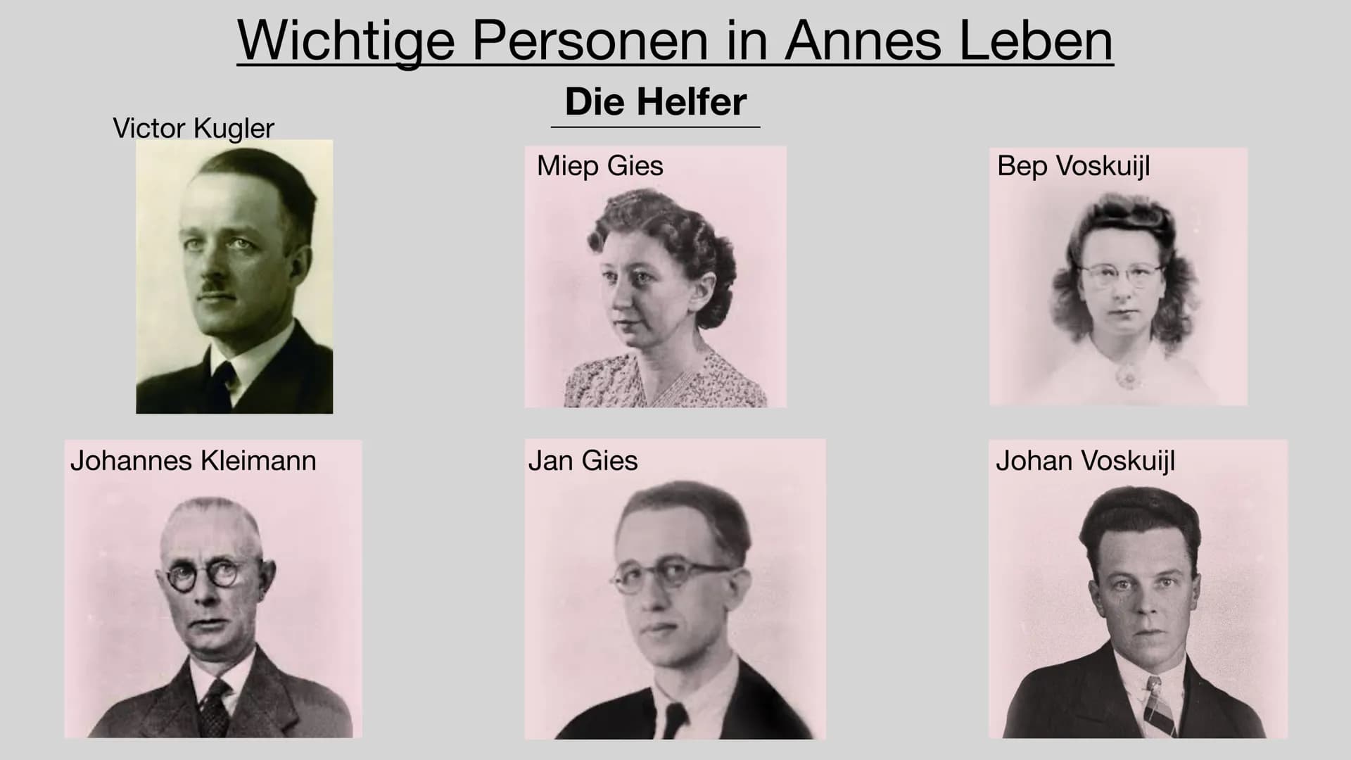 DAS LEBEN DER ANNE FRANK
SEMRA KAYA, JOLINE KAIB Wer war
Anne
Charaktereige
nschaften
Was macht ihre
Geschichte so
besonders
Gliederung
Wich