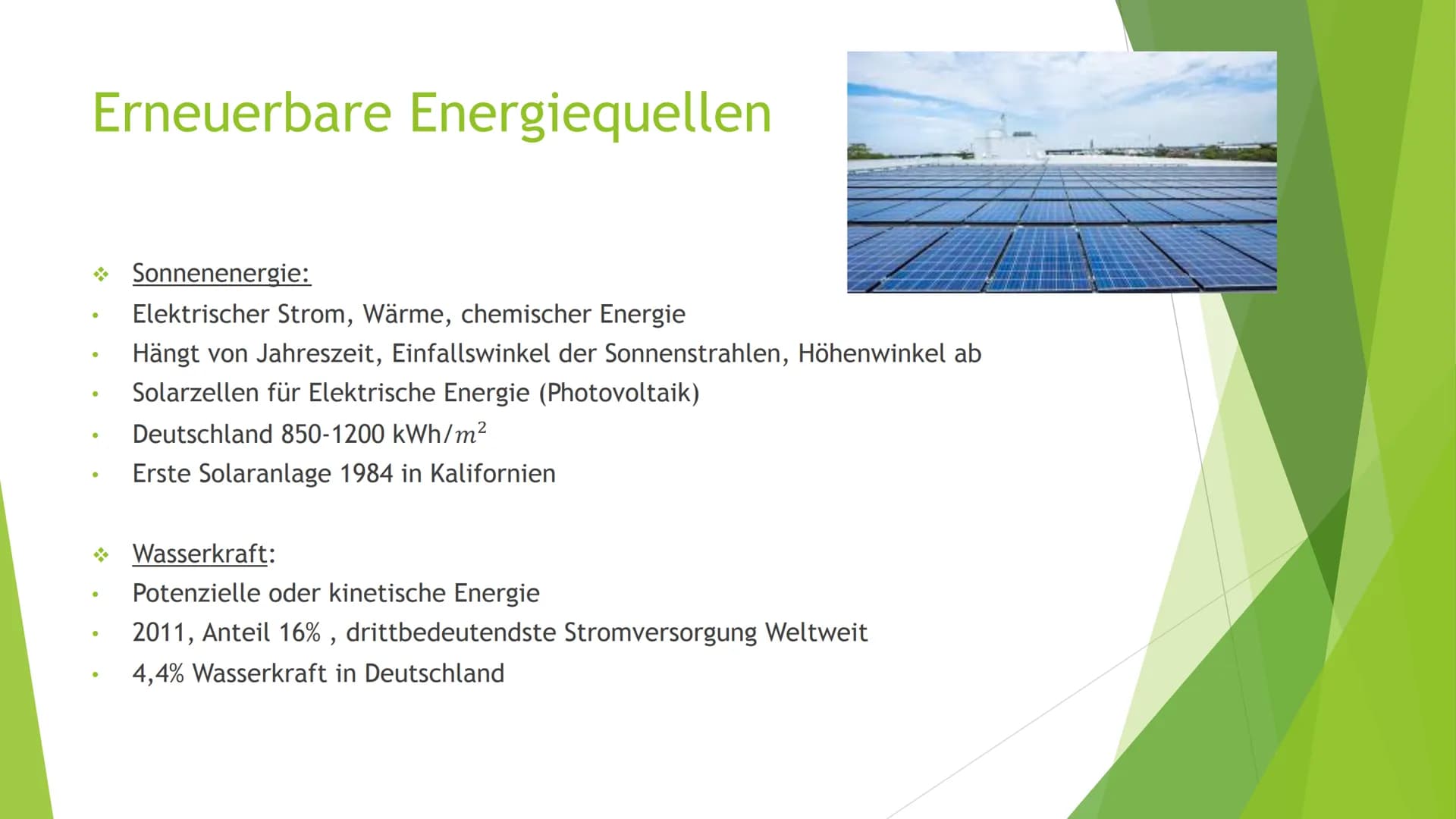  Erneuerbare Energien
Wird in der Zukunft die Erneuerbare Energie in Deutschland dominieren? Gliederung
1. Was ist erneuerbare Energie?
2. E