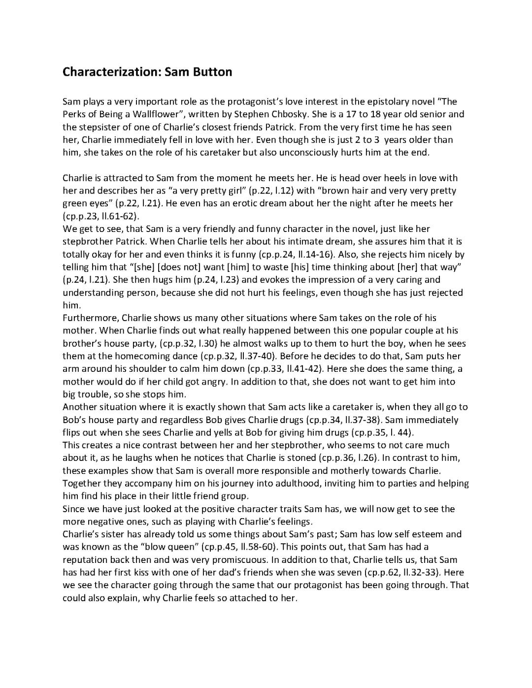 The Perks of Being a Wallflower