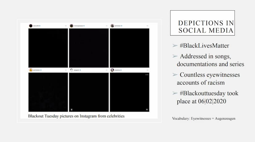 BLACK LIVES MATTER
A presentation by
Name TABLE OF CONTENT
➤ Keywords
➤ What is "Black Lives Matter"?
➤ When was "Black Lives Matter" founde