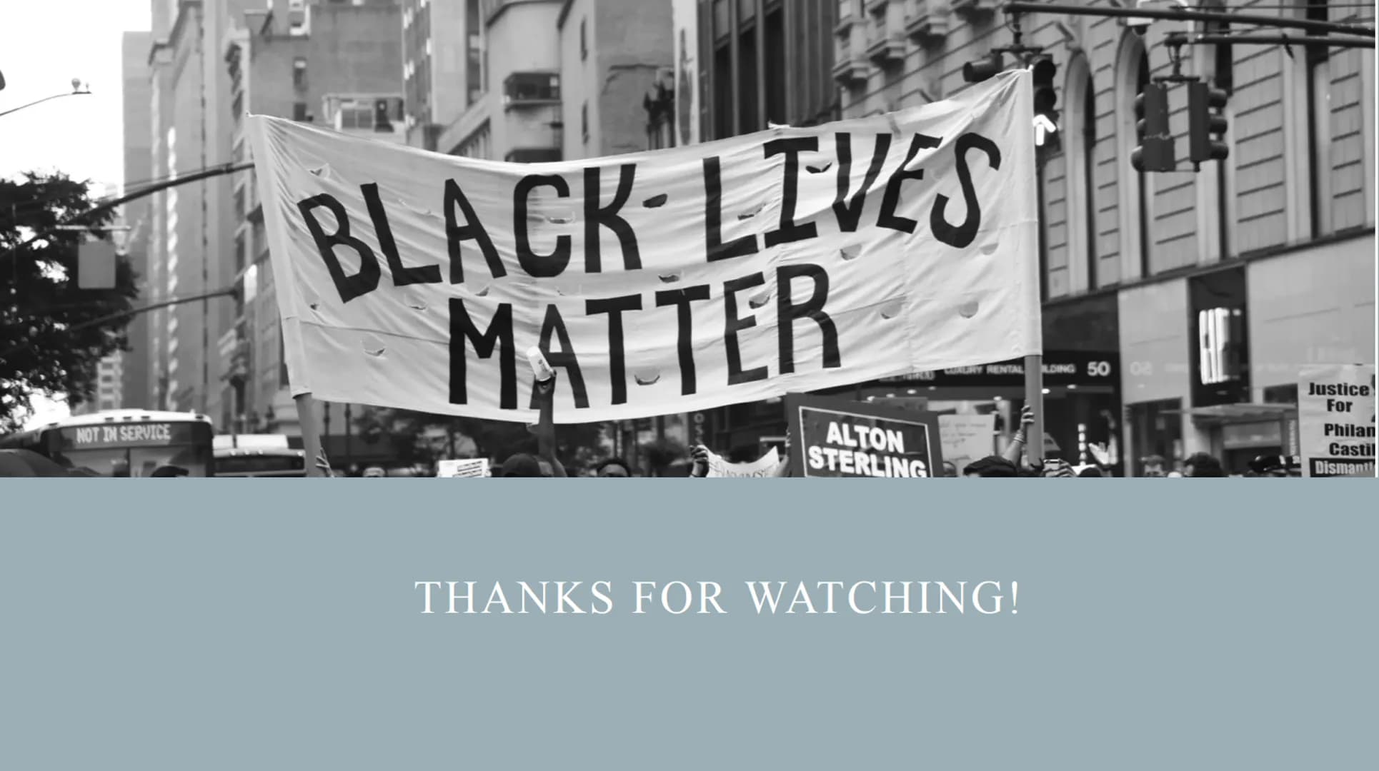 BLACK LIVES MATTER
A presentation by
Name TABLE OF CONTENT
➤ Keywords
➤ What is "Black Lives Matter"?
➤ When was "Black Lives Matter" founde