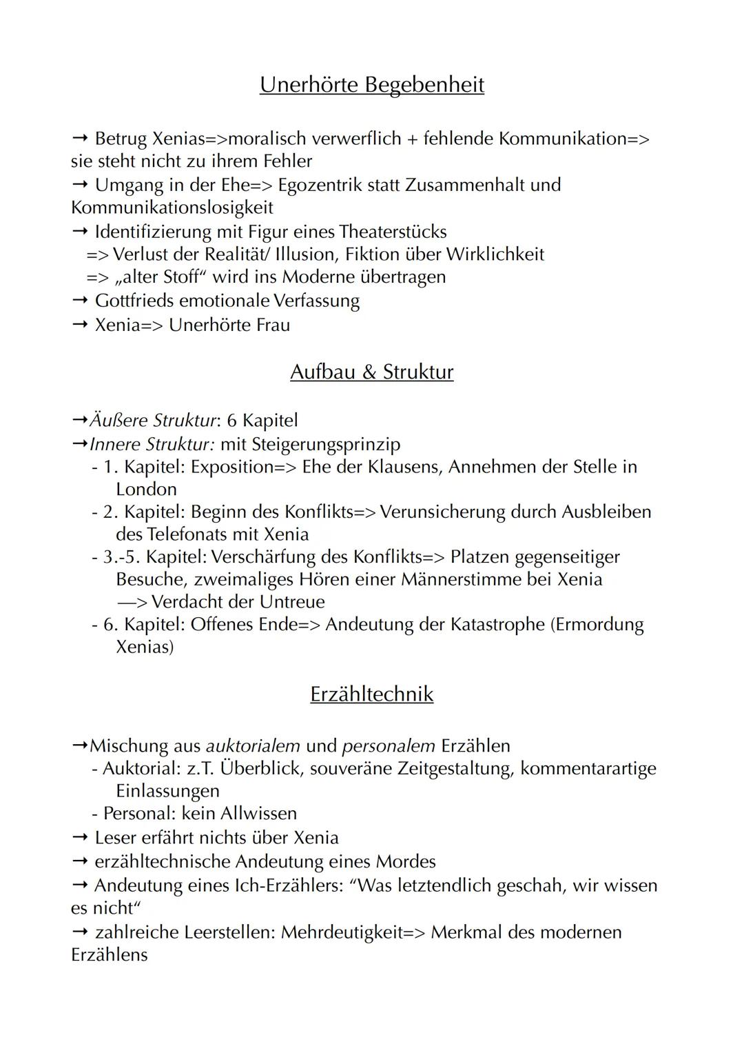 Das Haus in der Dorotheenstraße
Autor: Hartmut Lange
Jahr: 2013
Textsorte: Novelle
Aufbau: 5 Kapitel
Protagonisten: Xenia Klausen & Gottfrie