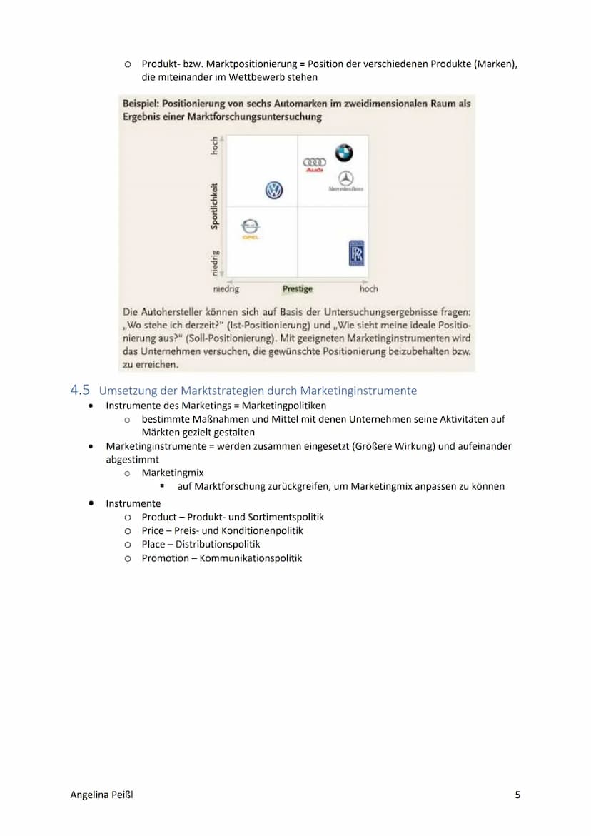 Marketing
= das Unternehmen stellt den Kunden in den Mittelpunkt aller Aktivitäten
●
,,Was will der Kunde?"
Produkte
Organisationen
1 Was is