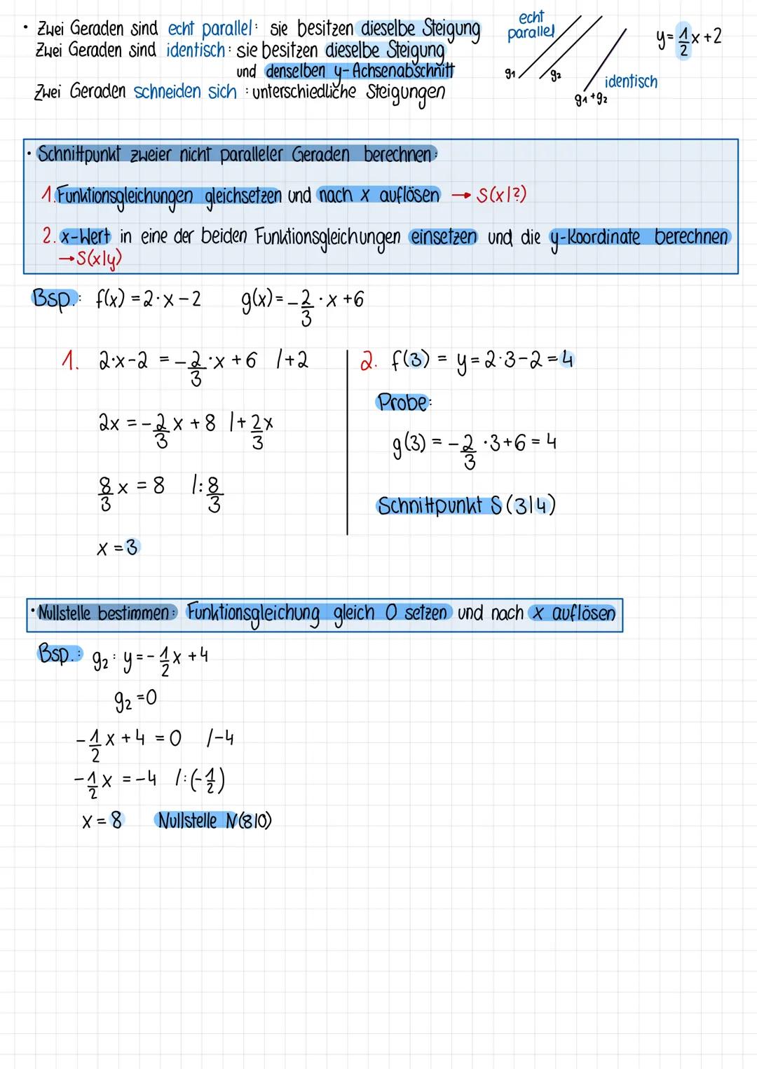 Mathe
1. Studienvierteljahr
MatS 8/N
Lineare Funktionen 1. Der Funktionsbegriff
• Zuordnung Zusammenspiel zweier verschiedener Größen
• Funk